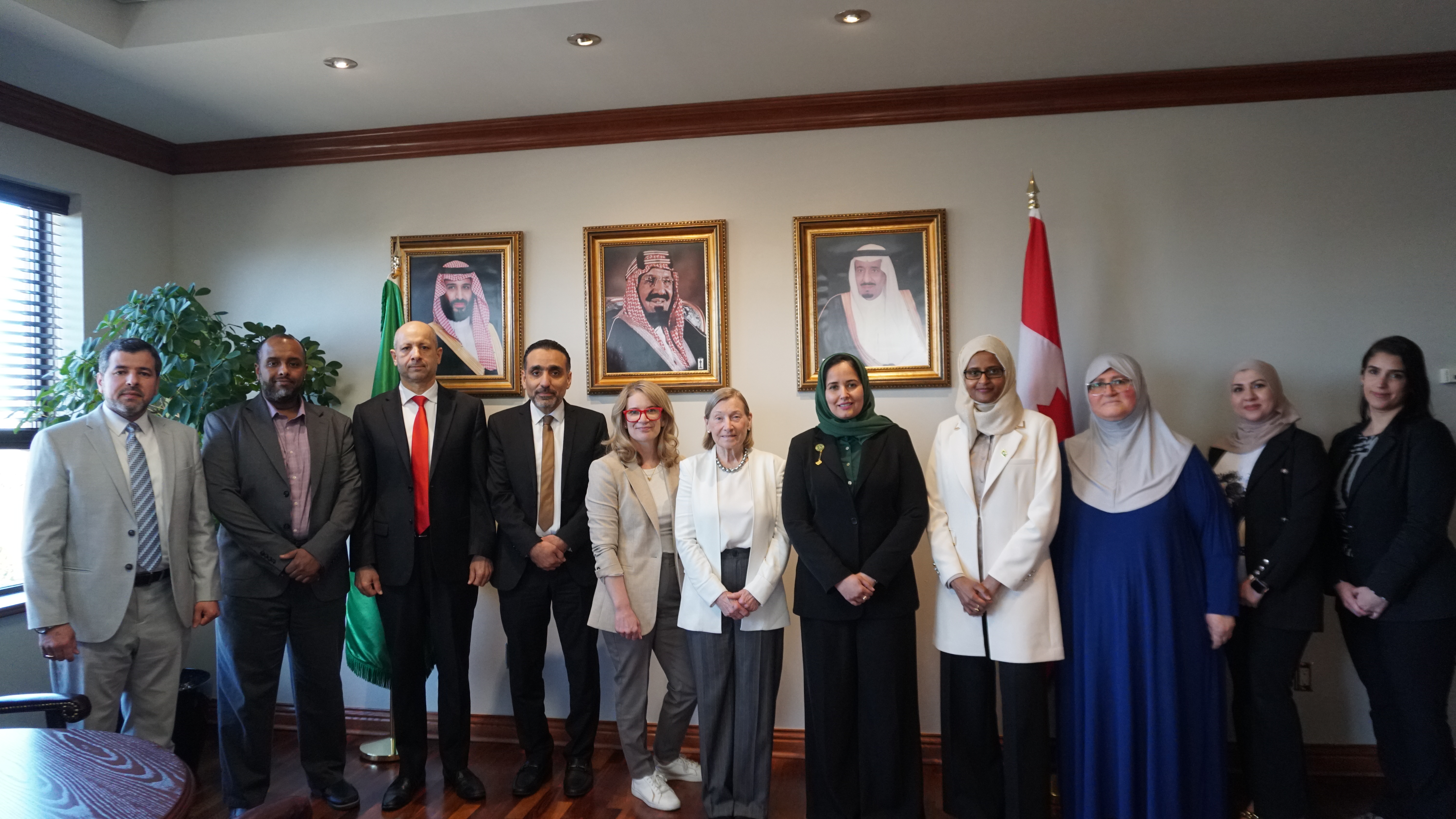 The visit of University of Toronto Delegation to the Saudi Cultural Bureau