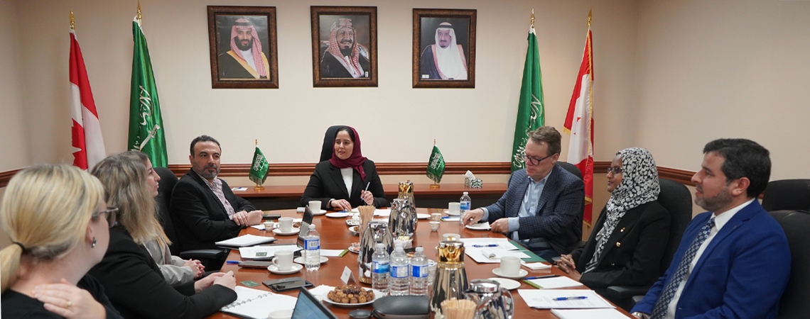 The visit of uOttawa Delegation to the Saudi Cultural Bureau